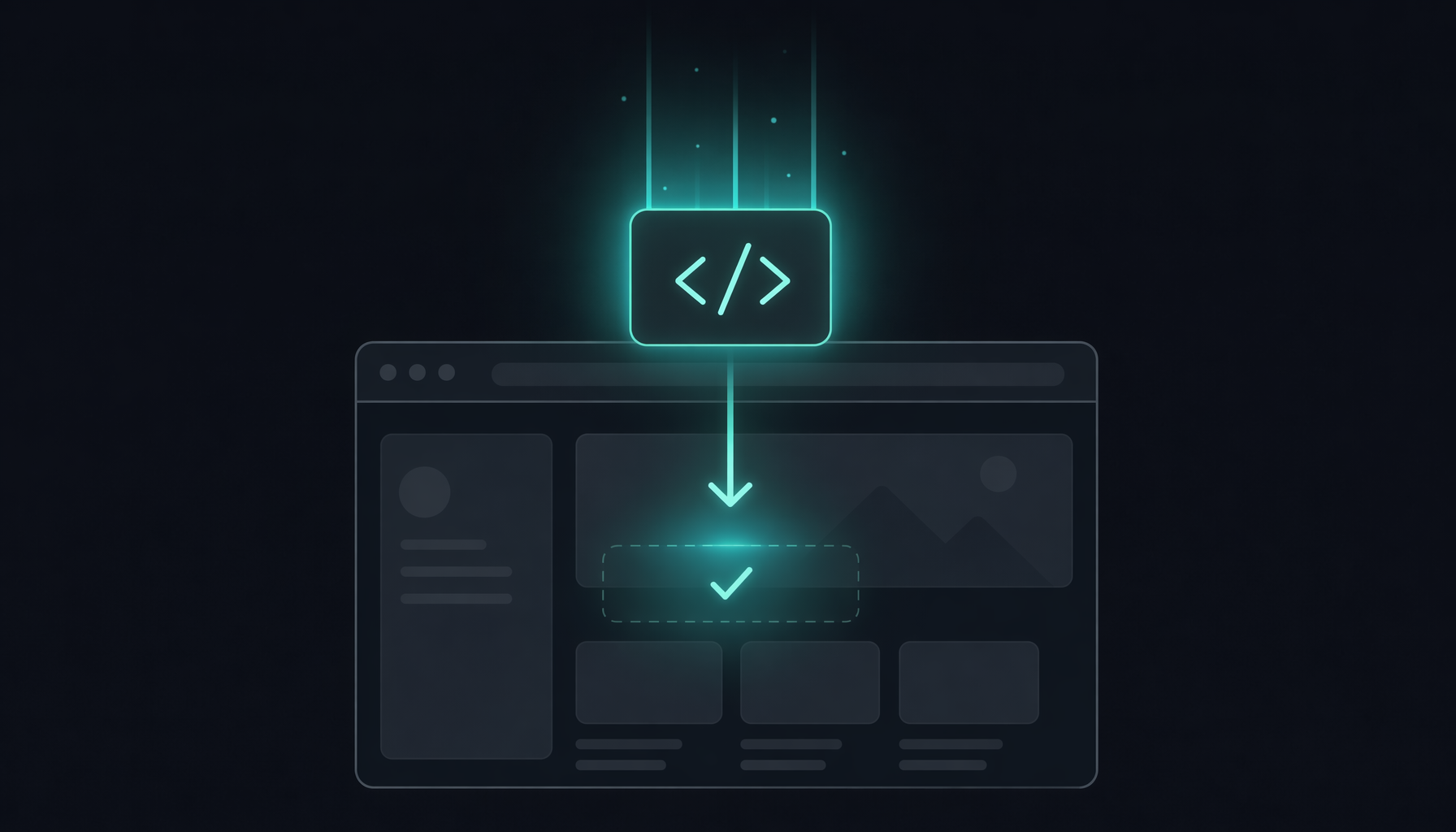 Illustration of simple one-tag integration for ad monetization
