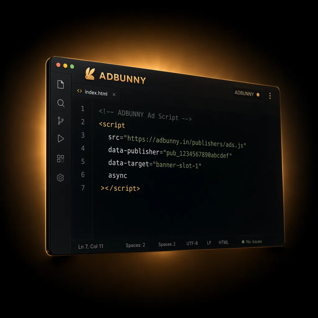 Adding the AdBunny tag to your page