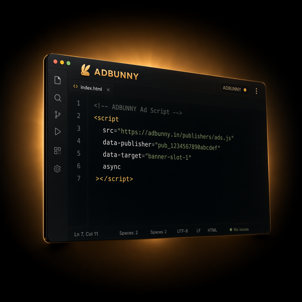 Adding the AdBunny tag to your page